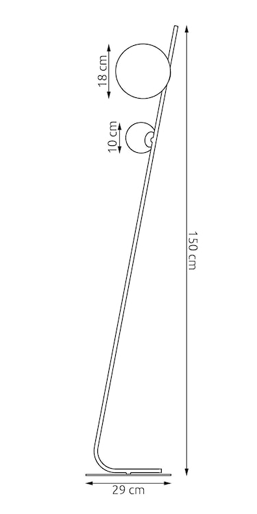 Lampa podłogowa Tatu x2 mokka  - zdjęcie 3