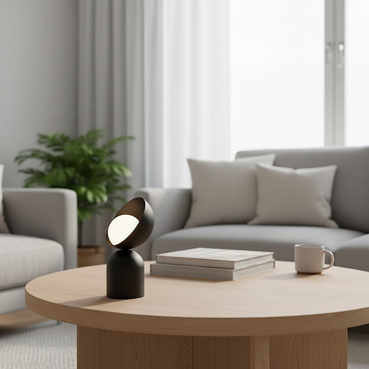 Lampa stołowa Boto czarna  - zdjęcie 2