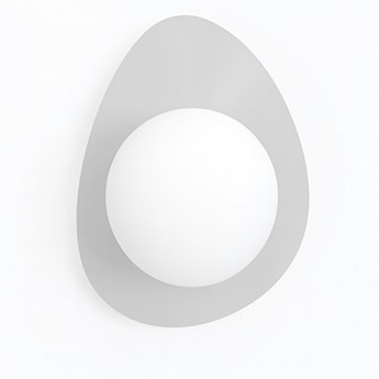 Kinkiet Oveeyo ciepły szary