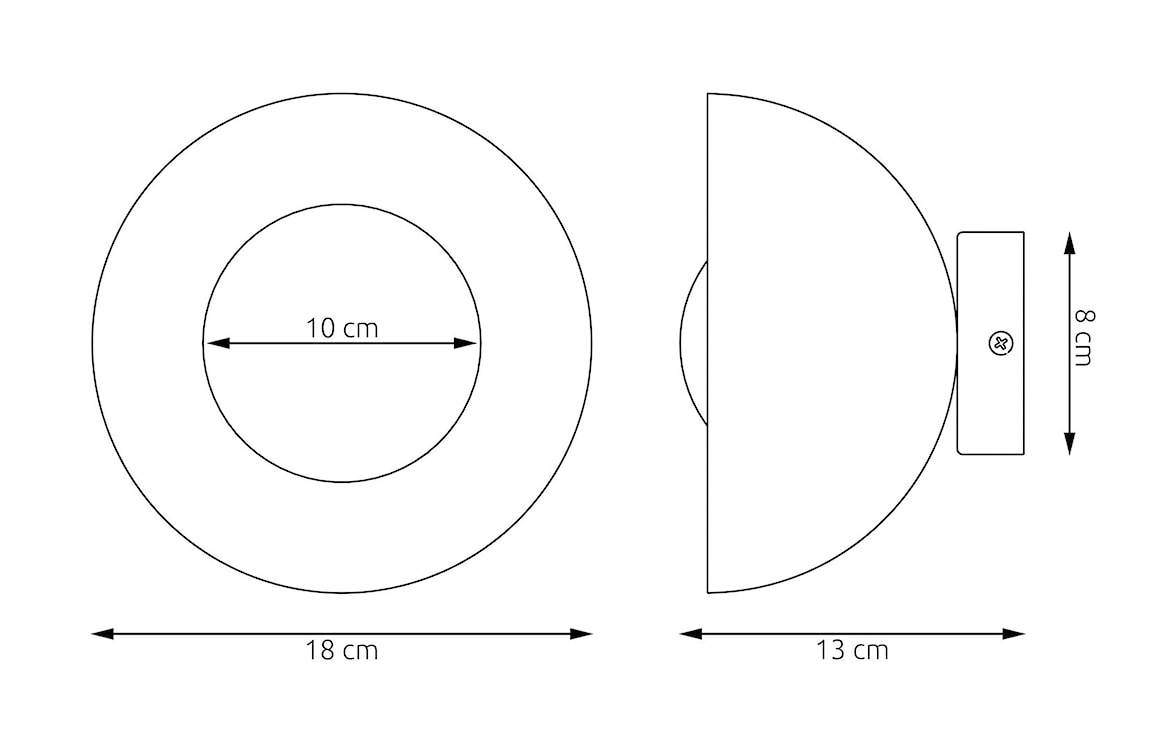 Kinkiet ścienny Bibi mokka  - zdjęcie 4
