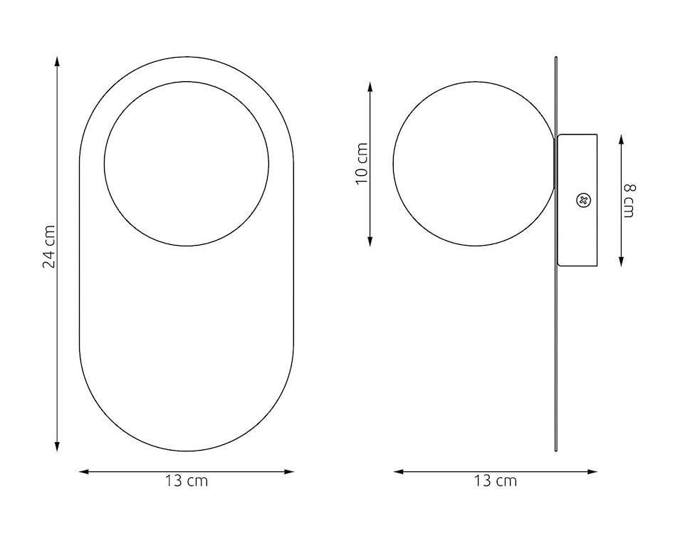 Kinkiet Viva czarny  - zdjęcie 4