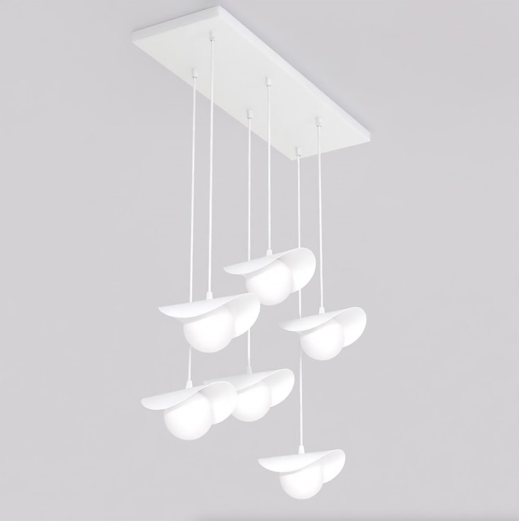 Lampa wisząca Ritual x6 biała  - zdjęcie 4
