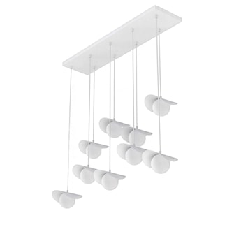 Lampa wisząca Ritual x9 biała