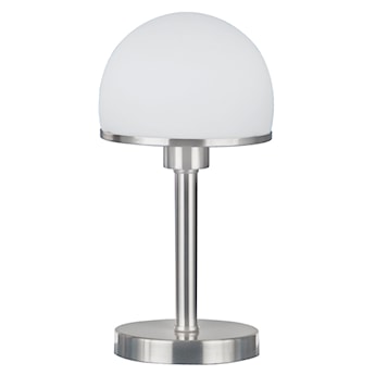Lampa stołowa Joost biało-srebrna