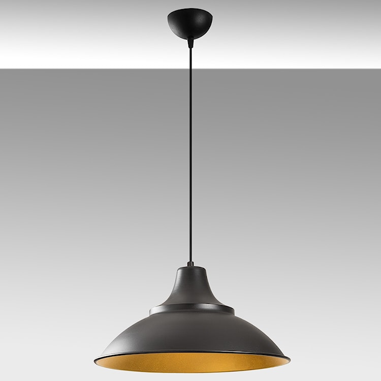 Lampa sufitowa Ardulace średnica 44 cm czarna  - zdjęcie 4