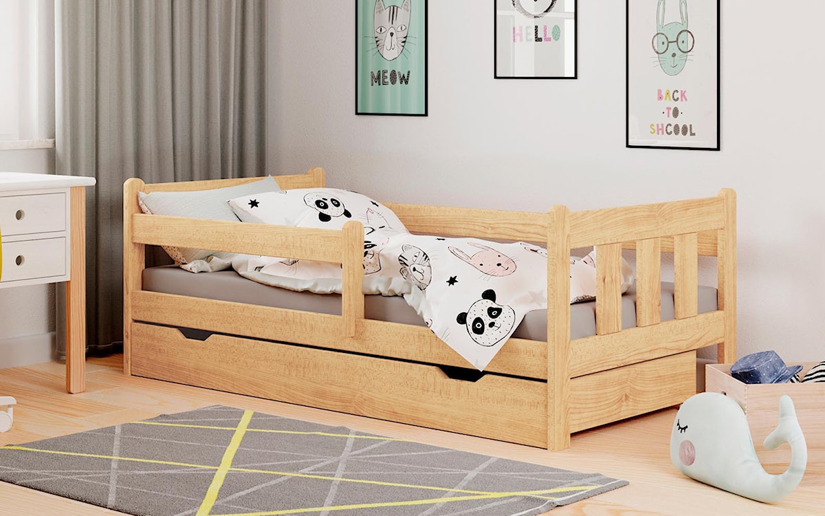 Łóżko dziecięce Getarra drewniane  - zdjęcie 2