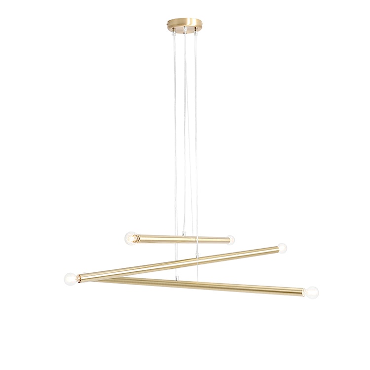 Lampa wisząca Assilves x6 złota  - zdjęcie 7