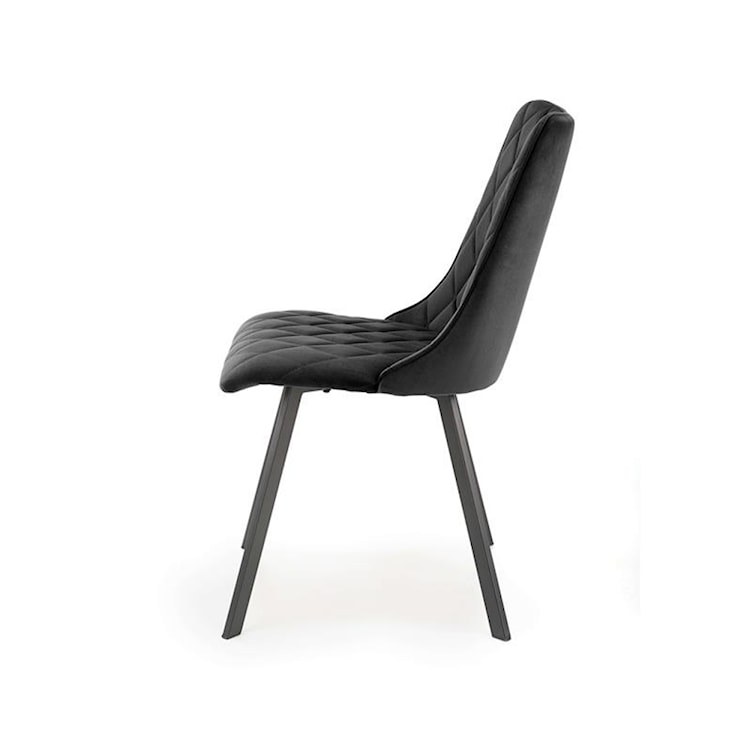 Krzesło tapicerowane Dreasies czarne  - zdjęcie 5