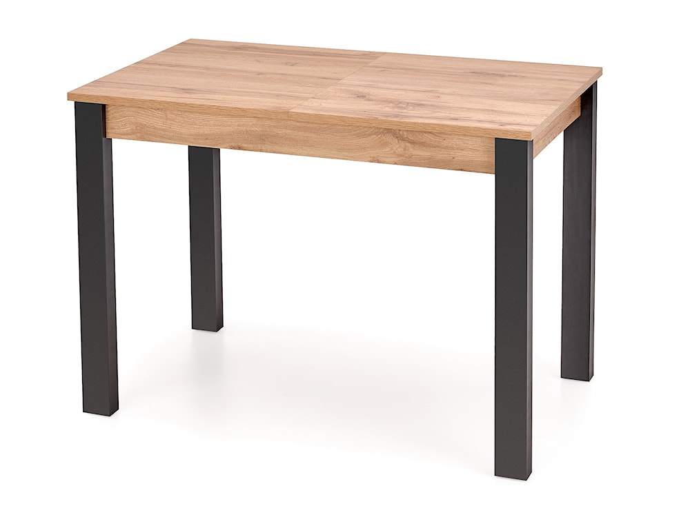 Stół rozkładany Lorez 100-135x60 cm dąb wotan/czarny 