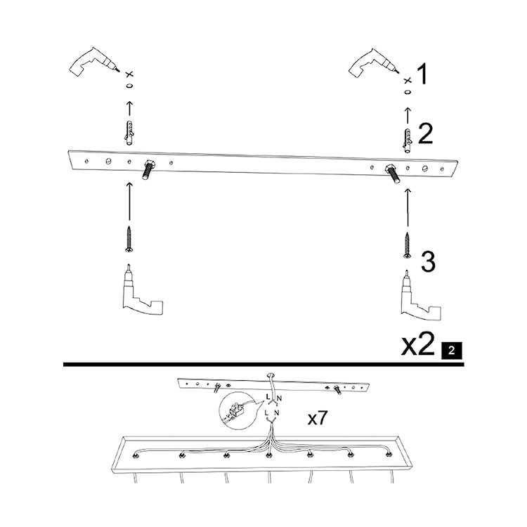 Lampa wisząca Daffnia x5  - zdjęcie 6