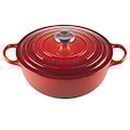 Le Creuset - Garnek żeliwny Signature La Marmite 26 cm czerwony  - zdjęcie 3