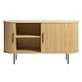 Komoda Gativel 140x76 cm lamele dąb naturalny  - zdjęcie 6