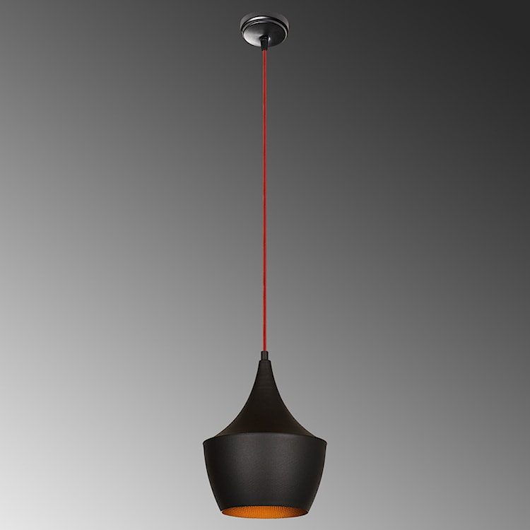 Lampa sufitowa Palmares średnica 23 cm z czerwonym kablem  - zdjęcie 8