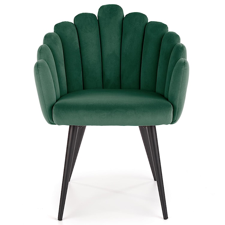 Krzesło tapicerowane Glidole zielone  - zdjęcie 2