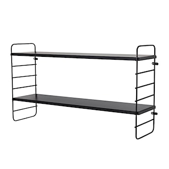 Półka ścienna Ardara 65 cm czarna