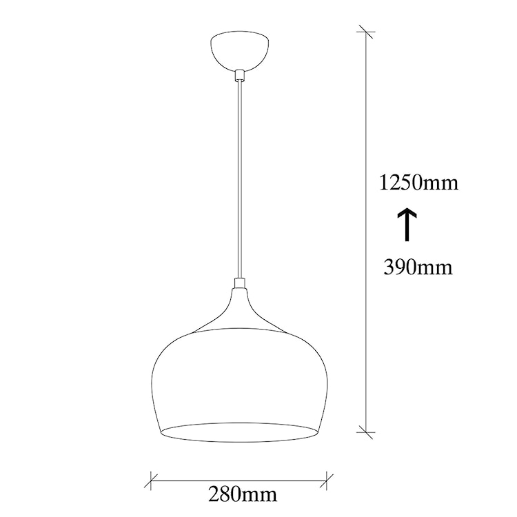 Lampa sufitowa Ardulace średnica 28 cm miedziana  - zdjęcie 5