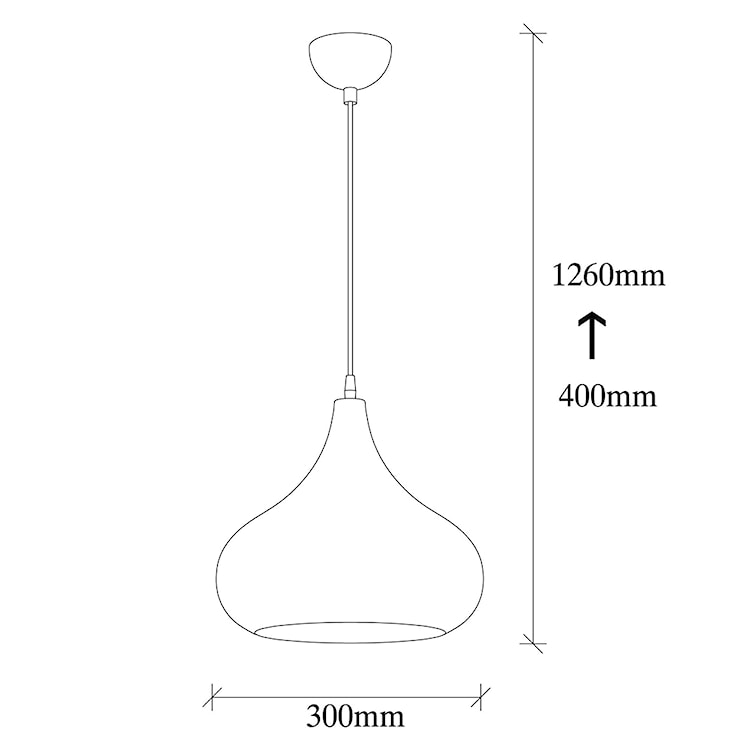 Lampa sufitowa Ardulace grzybek średnica 30 cm czarna  - zdjęcie 5