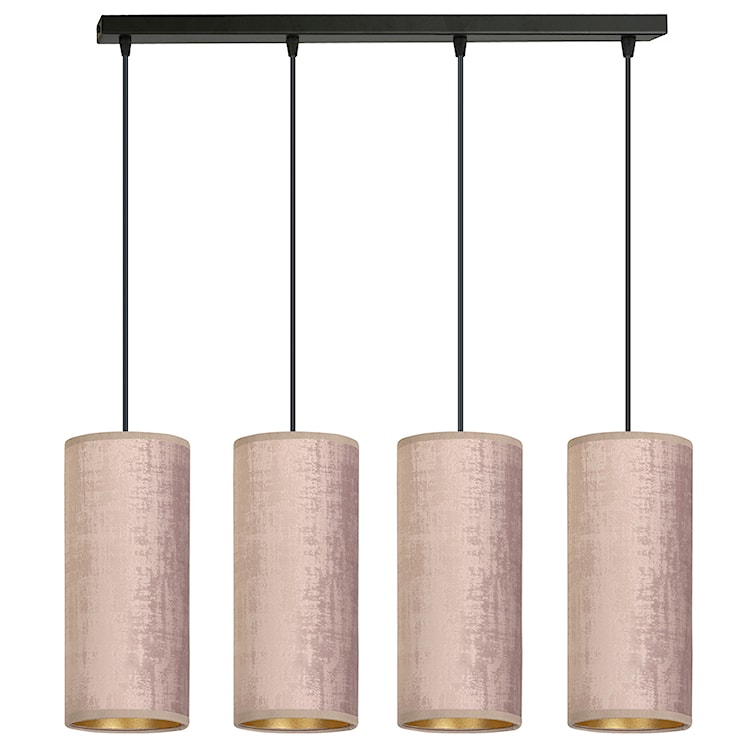 Lampa wisząca Bonett x4 65 cm różowa