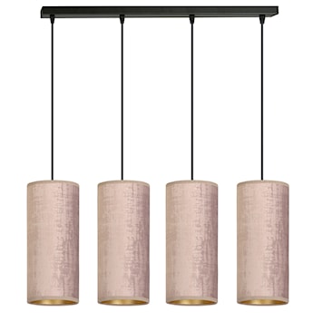 Lampa wisząca Bonett x4 65 cm różowa