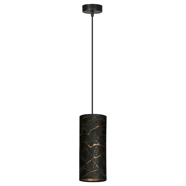 Lampa wisząca Karrla średnica 10 cm czarny marmur