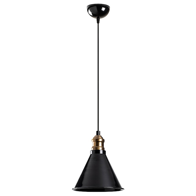 Lampa wisząca Umerta średnica 19 cm czarna  - zdjęcie 2