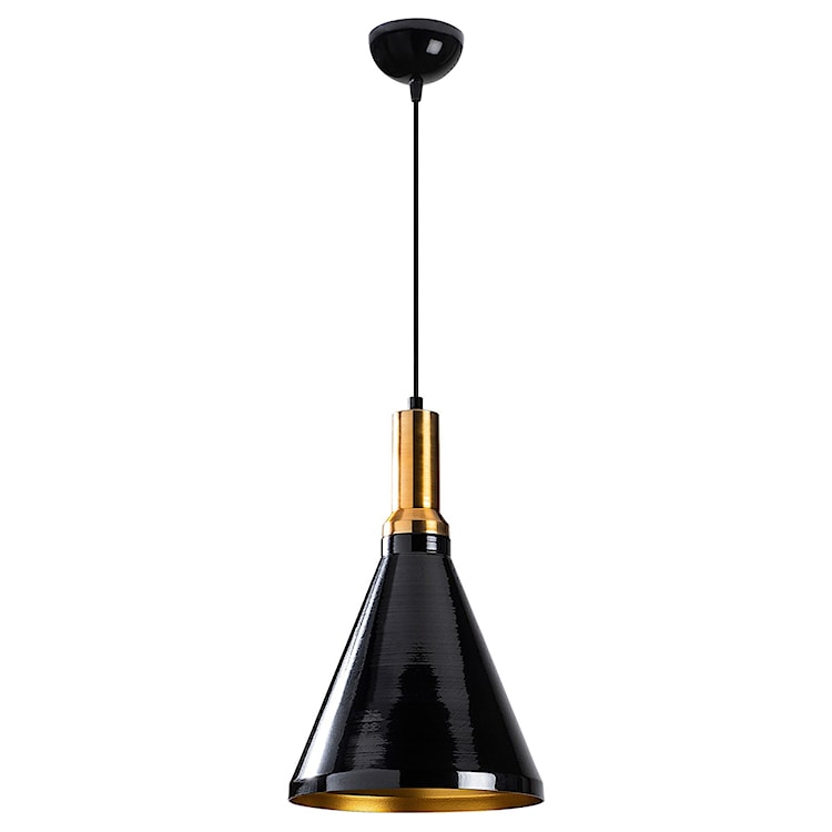 Lampa wisząca Theyro średnica 25 cm czarna  - zdjęcie 2