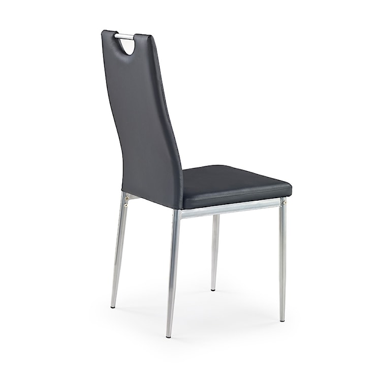 Krzesło tapicerowane Gradna czarne  - zdjęcie 3