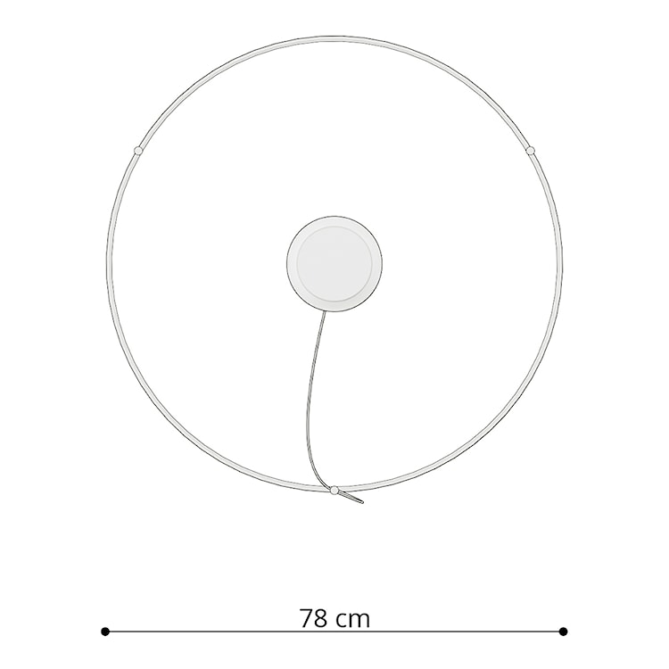 Żyrandol Retore średnica 78 cm 4000K biały  - zdjęcie 10