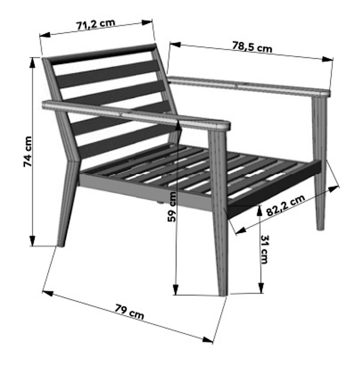 Zestaw ogrodowy pięcioosobowy Botteno aluminiowy szaro/czarny  - zdjęcie 26