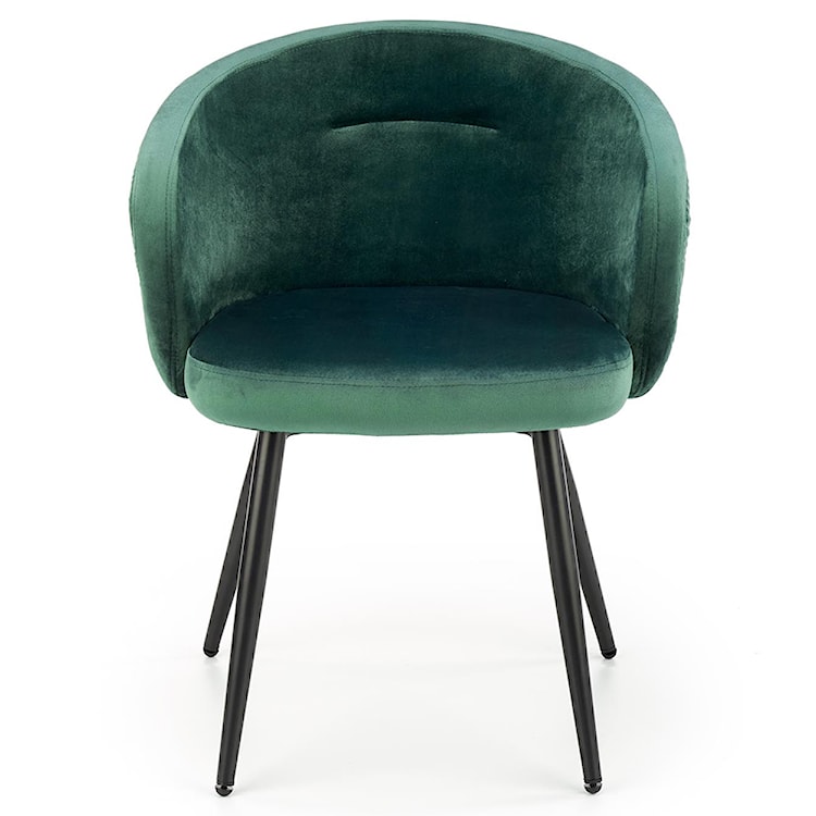 Krzesło tapicerowane Meadrang zielone  - zdjęcie 2