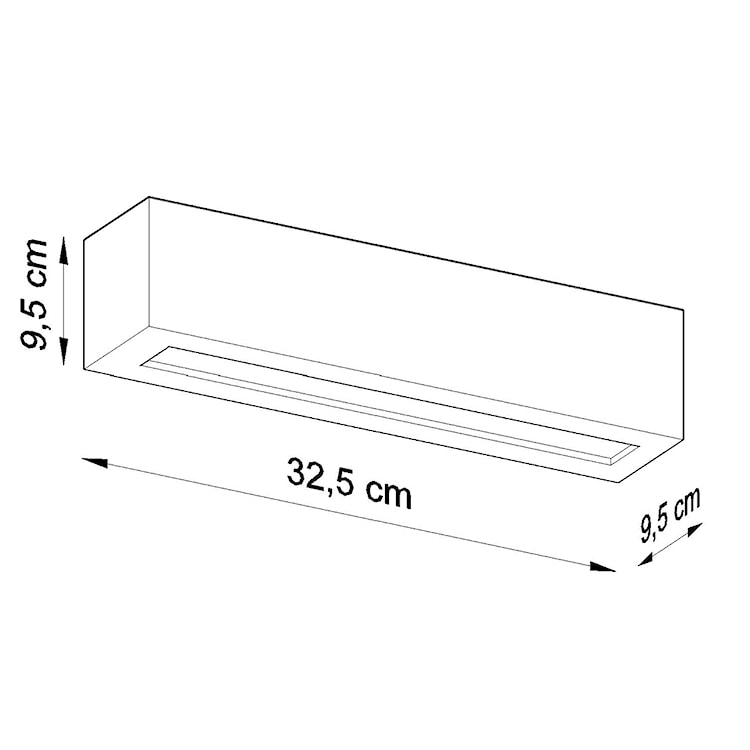 Kinkiet ścienny Gevon z ceramiki 32,5 cm biały  - zdjęcie 6