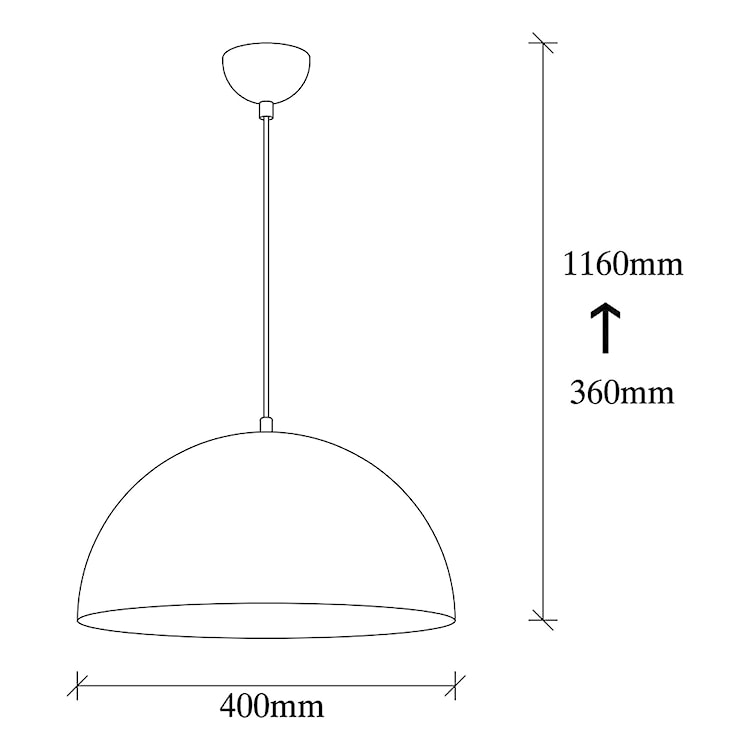 Lampa sufitowa Rientaki średnica 40 cm biała  - zdjęcie 9