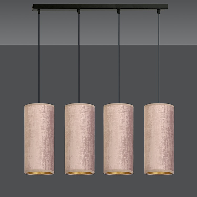 Lampa wisząca Bonett x4 65 cm różowa  - zdjęcie 4