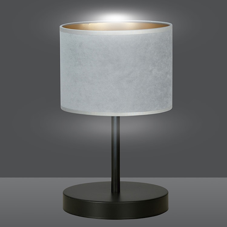Lampka nocna Hellid średnica 18 cm szara  - zdjęcie 4