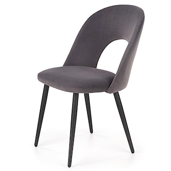 Krzesło tapicerowane Beive szare