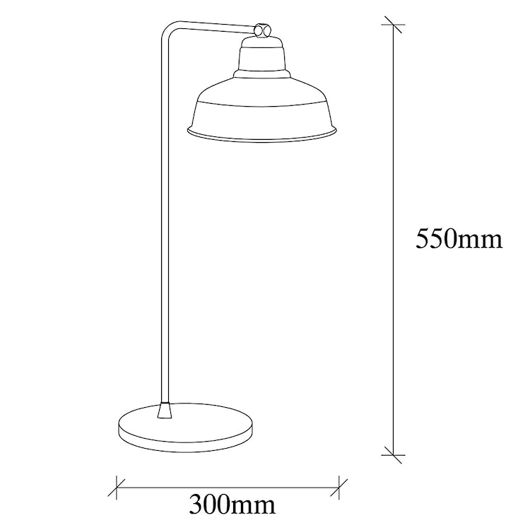 Lampka na biurko Jespma czarna  - zdjęcie 9