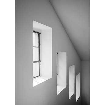 Plakat Ovvely 70x50 cm odcienie szarości