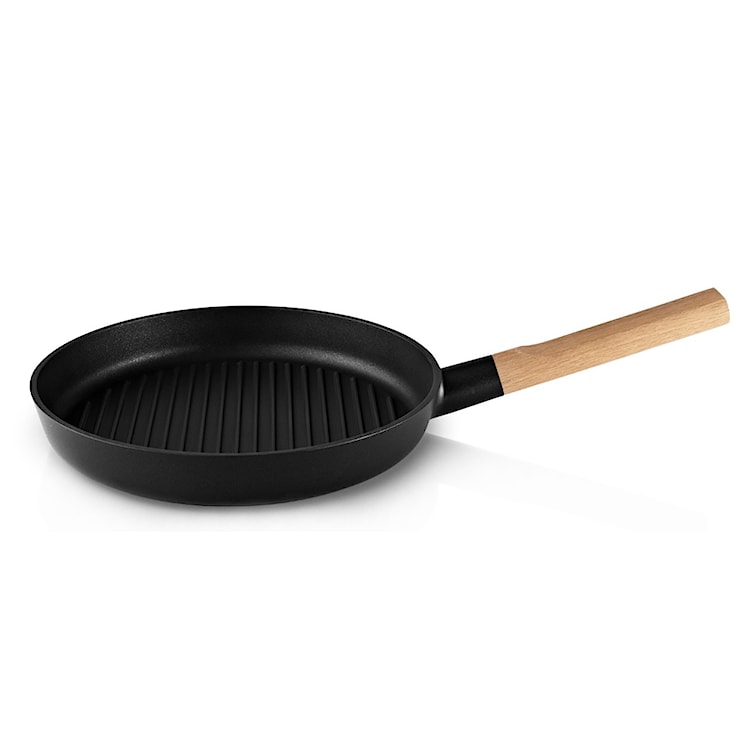 Patelnia grillowa Nordic Kitchen średnica 28 cm czarna 