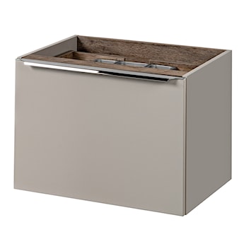 Szafka pod umywalkę Olimmi 60 cm szara/dąb santa 