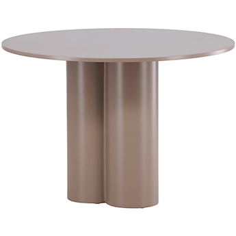 Stół do jadalni Convalder okrągły 110 cm jasnobrązowy