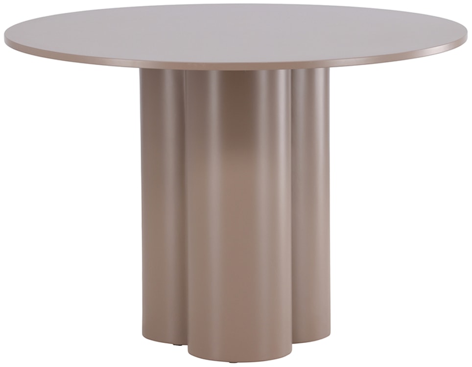 Stół do jadalni Convalder okrągły 110 cm jasnobrązowy  - zdjęcie 5