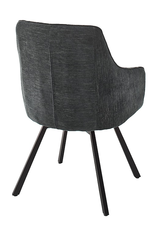 Krzesło z podłokietnikami Lonizer obrotowe antracytowe  - zdjęcie 4