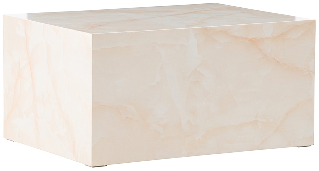 Stolik kawowy Dispect 80x60 cm jasnobeżowy 