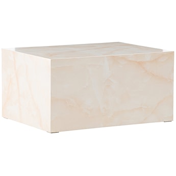 Stolik kawowy Dispect 80x60 cm jasnobeżowy