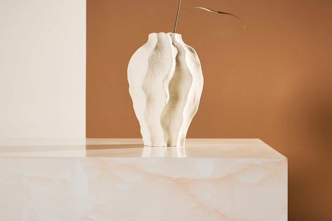 Stolik kawowy Dispect 80x60 cm jasnobeżowy  - zdjęcie 3