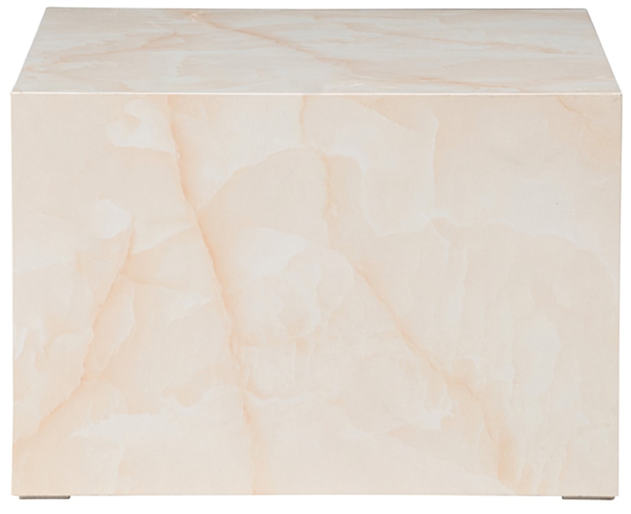 Stolik kawowy Dispect 80x60 cm jasnobeżowy  - zdjęcie 6