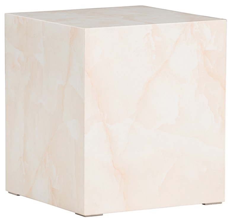 Stolik kawowy Dispect kwadratowy 40 cm jasnobeżowy 