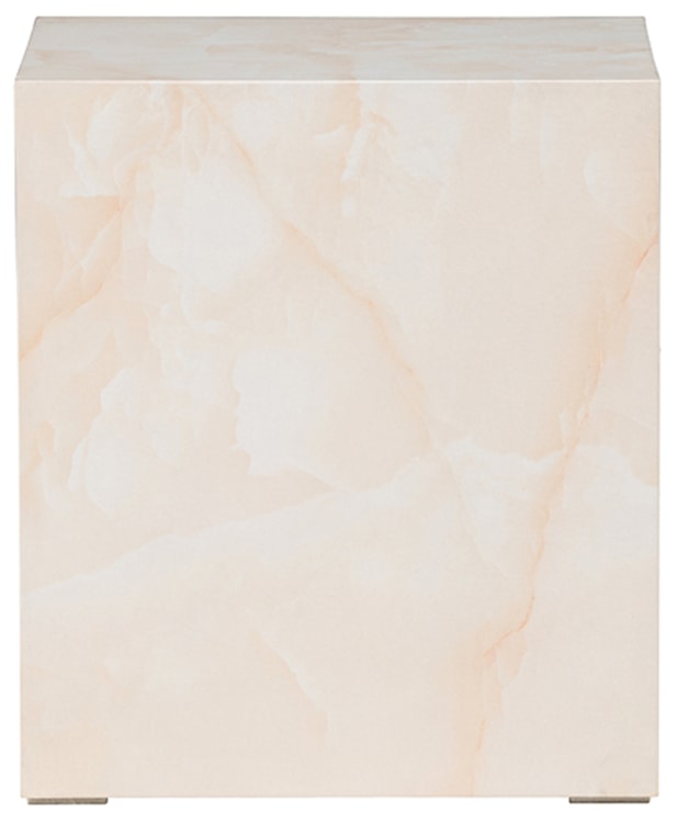 Stolik kawowy Dispect kwadratowy 40 cm jasnobeżowy  - zdjęcie 5