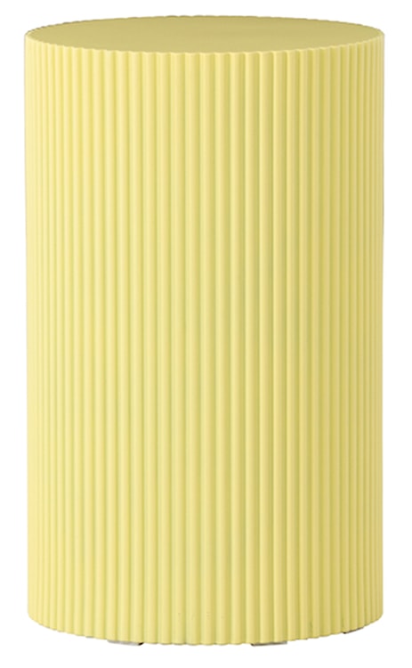 Stolik boczny Lenox okrągły 31 cm żółty 