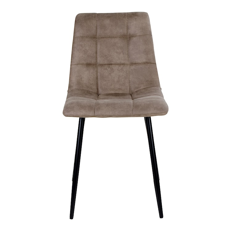 Krzesło tapicerowane Kirme jasnobrązowe  - zdjęcie 3